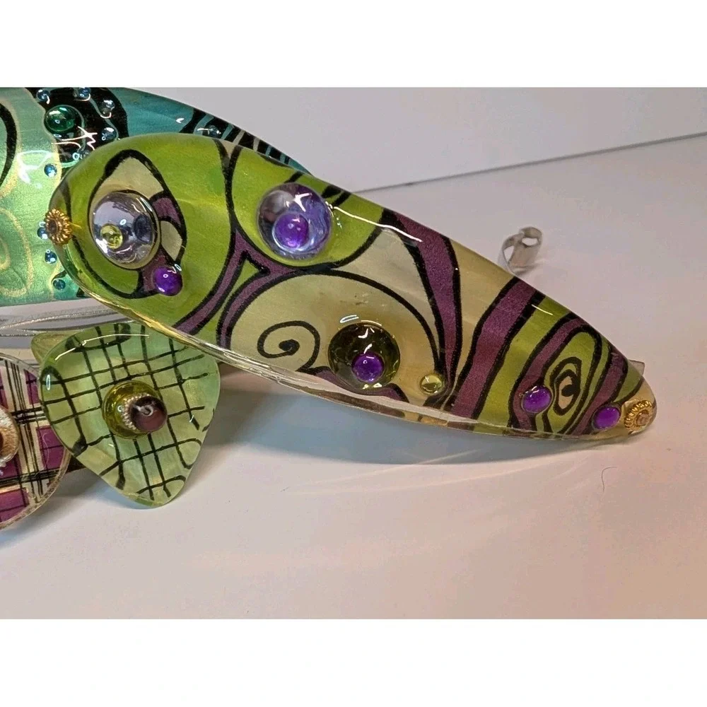 Lot Of 3 Hair‎ Barrettes Beautiful, Colorful